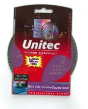 Unitec Micro Fine Porcelain / Ceramic Blade 115mm x 22.2/20mm 4.5MC1