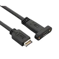 在飛比找蝦皮購物優惠-CYSM臺式機擋板線USB 3.1 USB-C Type C