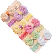 Toddler Hair Ties | 6X Flower Hair Ties for Toddler | Elastic Ponytail Holders, Cute Little Girls Hair Accessories for Little Girls Toddler Birthdays