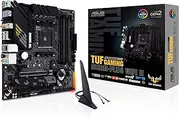 ASUS TUF Gaming B550M-PLUS WiFi II AMD AM4 (3rd Gen Ryzen) Gaming Motherboard (PCIe 4.0, WiFi 6 2.5Gb LAN, BIOS Flashback, HDMI 2.1, USB 3.2 Gen 2, Addressable Gen 2 RGB Header and Aura Sync), Black