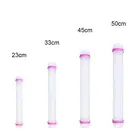 Non-Stick Rolling Pin with Thickness Rings Fondant Cake Pie Plastic Roller