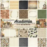 49 And Market Collection Pack 12"X12"-Academia