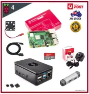 Raspberry Pi4 Model B Computer 2/4/8GB RAM Black Case Kit
