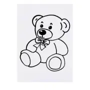 Large 'Teddy Bear' Temporary Tattoo (TO00043748)