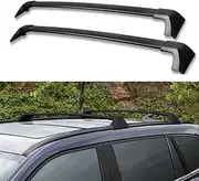 2pcs Cross Bar for Highlander Kluger 2020-2024 Rooftop Luggage Racks Carrier Black