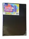 Black Blank Stretched Canvas Artist Acrylic Oil Painting Crafts Arts 30 x 40cm