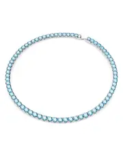 Swarovski Matrix Crystal Tennis Necklace, 16.4