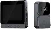 Doorbell with camera and monitor, video door phone with 4.3" screen, video intercoms, security cameras, doorbells, intercoms.