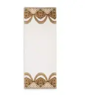 Abyss & Habidecor Cream and Golds Amba Fall 2023 Design 8 of 9 Bath Rug 23 X 63