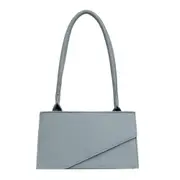 Fashion Solid Color PU Leather Handbag Totes for Women Lady Elegant Underarm Shoulder Bags Portable Travel Clutches Purse?
