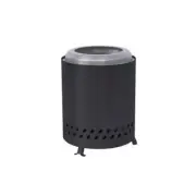 7" Matte Black Tabletop Smokeless Fire Pit Portable Camping Wood Pellet Burning