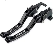 Motorcycle Brake Clutch Levers for Y&amaha MT03 MT 03 MT 03 2005-2006 Motorcycle Accessories CNC Aluminum MT03 Adjustable Brake Clutch Levers Handle BHYYDSS(A)