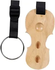 CIMAXIC Wooden Cello Non Slip End Pin Stopper with Adjustable Skid Cushion for Enhanced Stability for Cellists Practicing Performing