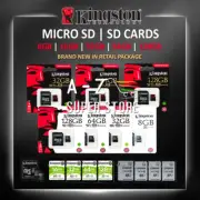 Kingston Micro SD Card 8GB 16GB 32GB 64GB 128GB w/ Adapter Memory OEM All Sizes