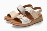 Mephisto Women's Jade 1 Light Sand 812 Hook and Loop Ankle Strap Sandals