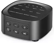 Portable Sleep White Noise Machine with 25 Soothing Sounds & 36 Volume Levels