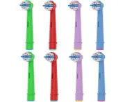 8 Pack Electric Toothbrush Replacement Heads for Kids Compatible with Oral B Electric Toothbrush,Extra Soft Bristles