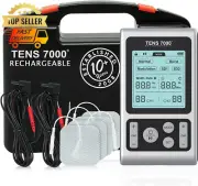 Rechargeable TENS Unit Muscle Stimulator Pain Relief Machine Back Nerve Therapy
