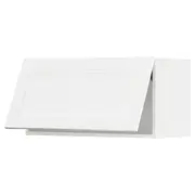 METOD wall cabinet horizontal, white Enköping/white wood effect, 80x37x40 cm