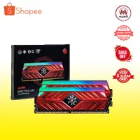 在飛比找蝦皮購物優惠-內存威剛 XPG D41 2x8GB 3200 紅/黑