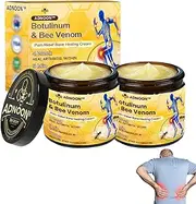 ADNOON Botulinum Toxin & Bee Venom Pain-Relief Bone Healing Cream, Bee Venom Cream for Arthritis, bee Venom Joint Therapy Pain Relief Gel, Bee Venom Cream for Back, Knee, Neck, Feet (2PCS)