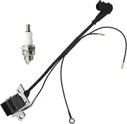 Ignition Coil with Spark Plug for Stihl 024 026 028 029 034 036 038 039 044 048 MS240 MS260 MS290 MS310 MS360 MS360C MS390 MS440 MS640 Chainsaw 0000 400 1300