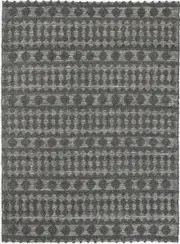 Lavish Fine Tribal Grey Wool Rug