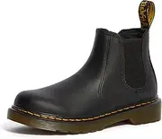 [Dr. Martens] Kids 2976 J Junior Chelsea Boot Softy Leather, Black, UK