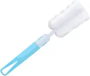 Cup Sponge Cleaning Brush - Water Bottle Cleaner Scrubber | Bottle and Cup Scrubber, Cleaning Brush for Cups, Ergonomic Handle Water Bottle Scrubbing Brush for Cleaning Nipples, Small Bottles