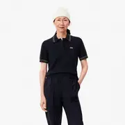 French Made Ribbed Cotton Polo