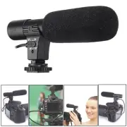 3.5mm Jack DV Stereo Micphone Mic For Nikon D7000 D300s D5100 D5300 D3300 D3200