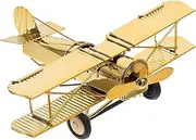 RORPOIR Fighter Jet Model Airplane Models Planes Toy Plane Metal Model Kit Plane Decor Aircraft Decoration Plane Model Vintage Plane Aircraft Model Aircraft Ornaments Iron Golden