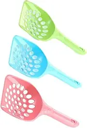 3pcs Convenient and Portable Cat Litter Scoop for Cleanliness On Go Healthy and Hygienic Plastic Pet Cat Litter Scoop