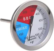 GANAZONO Kitchen Food Thermometer Temp Gauge Charcoal Smoker Oven Thermometer Baking Probe Accurate Temperature Display for Safe Cooking