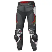 Grind II Black White Red Leather Pants