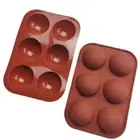 Half Sphere Silicone Soap Molds Bakeware Cake Decorating, pudding making Tools