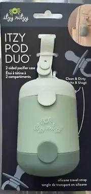 Itzy Pod Duo 2 Sided Pacifier Case One Clean And One Dirty Side New