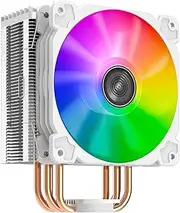 CR-1000 White CPU Cooling Fan 4 Heat Pipes Tower CPU Cooler LED CPU Radiator Replacement for Intel/AMD CPU
