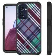 FUSION For OnePlus Nord N300 5G Case Hybrid Phone Cover PURPLE PLAID