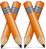 GETAJGHSD 4 Pack Inflatable Pencil Toys Giant Jumbo Balloon Pencils for Classroom Decor Photo Props Random Color