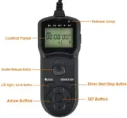 JJC TMC LCD Timer Remote Control for Canon EOS 60D 1000D 700D 650D 600D 550D 500