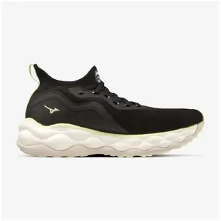 Mizuno Wave Neo Ultra [J1GD223473] 女 慢跑鞋 運動 路跑 輕量 避震 襪套式 黑黃白