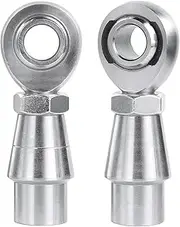 1/2" Heim Joint Rod End Kit,.5" Chromoly Heim Joints Panhard Rod End Kit for Steering,Suspension, Traction Bars, Right&Left Hand Thread with Tube Adapters& Jam Nuts - 1Set