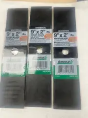 Arnold Wheeled Edger Lawn Blade 9" x 2" (490-105-0015) qty 3 - 2 Pack 6 total