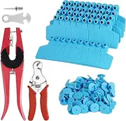 Blank Ear tag 2 applicator-Blue