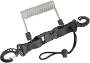 zolyet Spiral Coil Cable -Lost Camera Flashlights Safe Leash for Diving Snorkelling Surfing Kayaking Blue