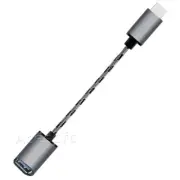 Type-C OTG Cable Male To Type-A Adapter for Samsung Galaxy S21+ SM-G996U1 Phone