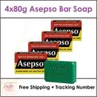 Asepso Bar Soap Antibacterial Original 4x80g Healthy Skin care Acne Body Wash