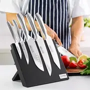 Kleva Midnight Magnetic Knife Block with Superior Magnetic Surface!