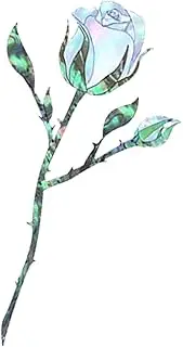 Guitar Headstock Decal - Rose Magnolia Bird Headstock Decal | Bass Decor, Guitar Board Decals, Inlay Sticker for Guitar Headstock, Musical Instruments Decorations